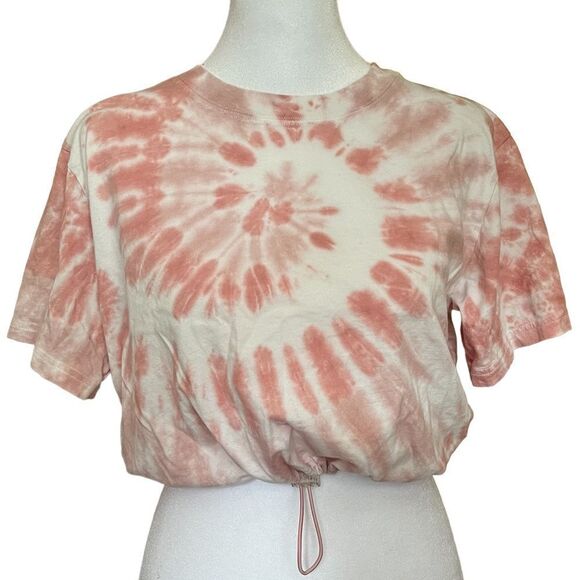 Victoria’s Secret tie die crop top with cinch accent - Picture 2 of 6